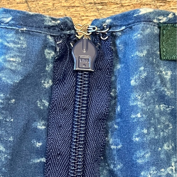 Lauren Ralph Lauren Vintage 90’s indigo cotton maxi flare skirt - Womans 14 boho - Picture 6 of 6